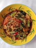 Tumis Manis TaPoCa (Tahu, Pokcoy, Cambah)