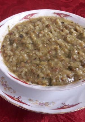 عکسی از دستور شوربای گشنیز تازه باغچه