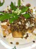 Cocina aromática: Ensalada tibia de lentejas, calabaza y almendras