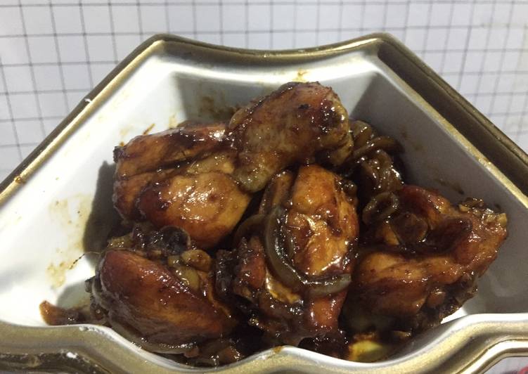 Proses memasak Ayam goreng bumbu iris, Enak