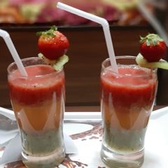 Kiwi and Strawberry Mocktail A picture of Kiwi and Strawberry Mocktail.
