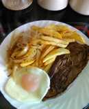 Bistec a lo pobre