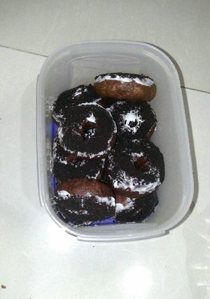 Foto resep Donat Coklat Oreo