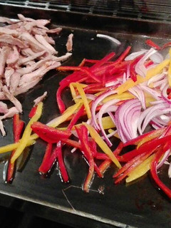 Una foto de Fajitas a la plancheta
