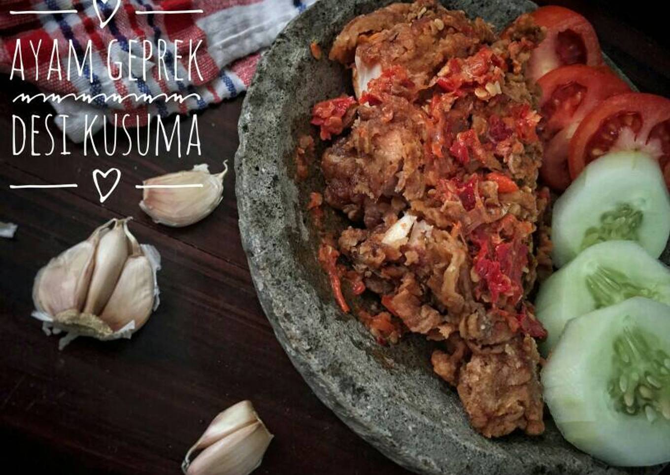 Ayam geprek ala Desi