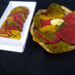 A picture of Tricolour Stuff Paratha.