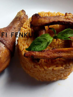 A picture of Party jollof rice.