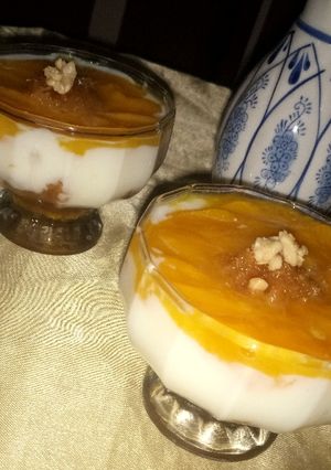 صورة لوصفة كنافة مانجا 😍