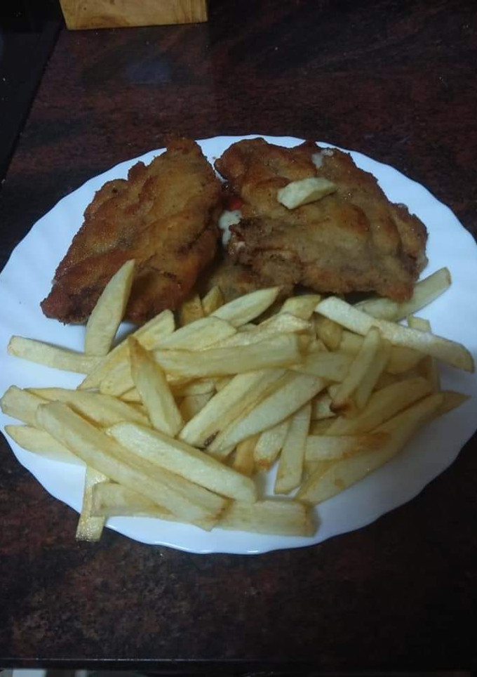 Una foto de Cachopo asturiano a mi estilo
