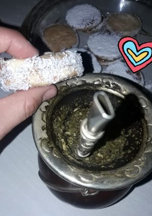 Una foto de Alfajores de maizena