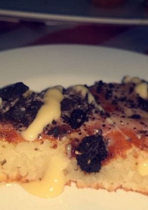 صورة لوصفة كيك سهل وبسيط بدون بيض
