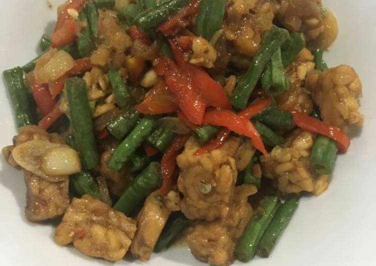 Tumis Tempe Kacang Panjang Tumis Tempe Kacang Panjang