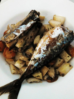 Una foto de Caballa al horno