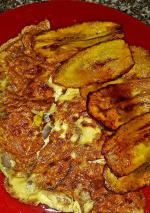 Una foto de Omelette de vegetales