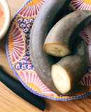 🌱 Chuối Già Xanh Luộc Chấm Muối Ớt Chanh