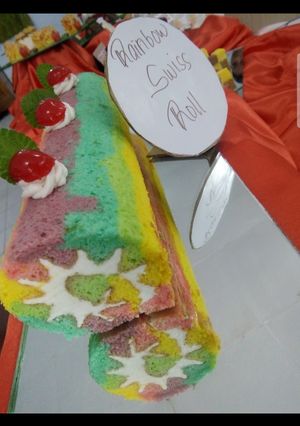 Foto resep Rainbow swissroll