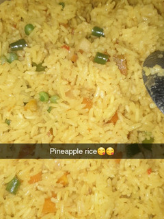 A picture of Pineapple rice.