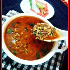 Dabba style moth rassa A picture of Dabba style moth rassa.