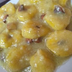 A picture of Banana Halwa.