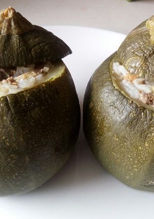 Una foto de Calabacines rellenos