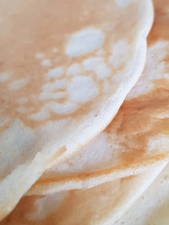 A picture of Sourdough discard pancakes.