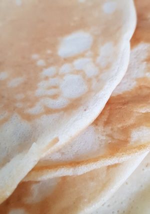 A picture of Sourdough discard pancakes.