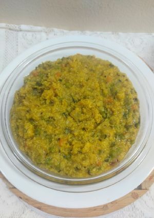 A picture of Little millet kutki upma.