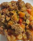 Carne molida a la primavera