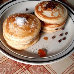 A picture of Perfect fluffy flapjacks.