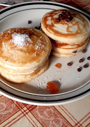 A picture of Perfect fluffy flapjacks.