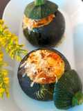 Calabacines rellenos de mijo