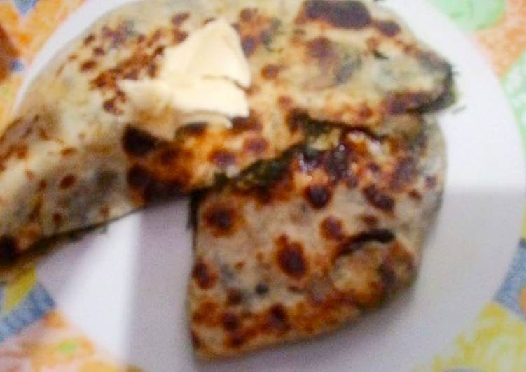 Methi aloo paratha