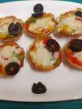 Healthy & Protein Rich Pizza Cups -- an after school snack For Kids