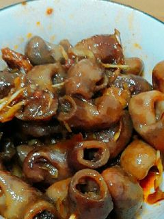 Hình của món Bao tử cá Basa xối xả.