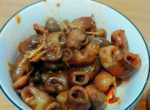 Hình của món Bao tử cá Basa xối xả.