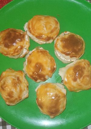 Une photo de Feuilletée chèvre basilic