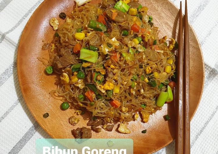 Siap Saji 84. Bihun Goreng Daging Spesial Nikmat Lezat