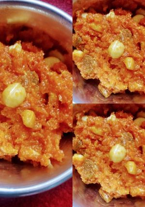 A picture of Gajar ka Halwa (Carrot Halwa).