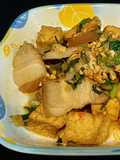 Thịt rang đậu hũ