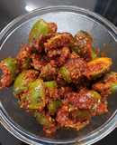 Raw mango instant achar