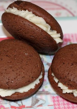 Una foto de Whoopies de mascarpone