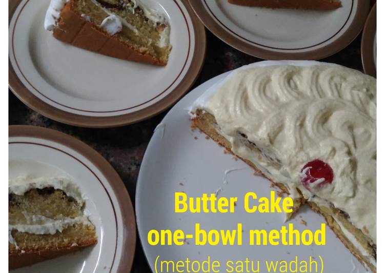 Bagaimana Menyiapkan Butter Cake/Cake Mentega (tanpa timbangan, dgn tips) - onebowl yang Bisa Manjain Lidah