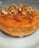 Cheesecake con cocción con mermelada de zanahoria