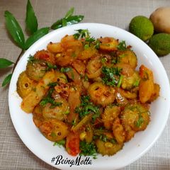 A picture of Spiny Gourd-Potato Subzi.