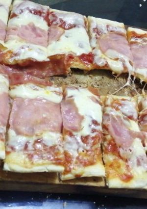 Una foto de Pizza