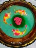 Puding kolam ikan koi