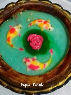 Foto resep Puding kolam ikan koi