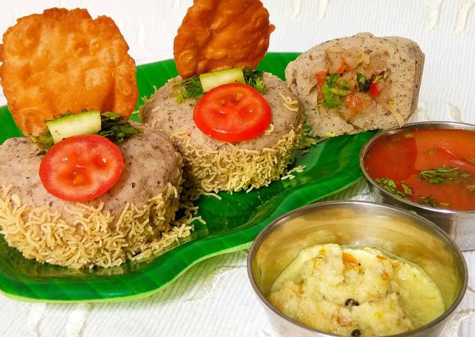 Steps to Prepare Eric Ripert Jhalmuri idli