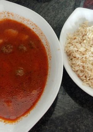 صورة لوصفة يخنه بطاطا بالكفته