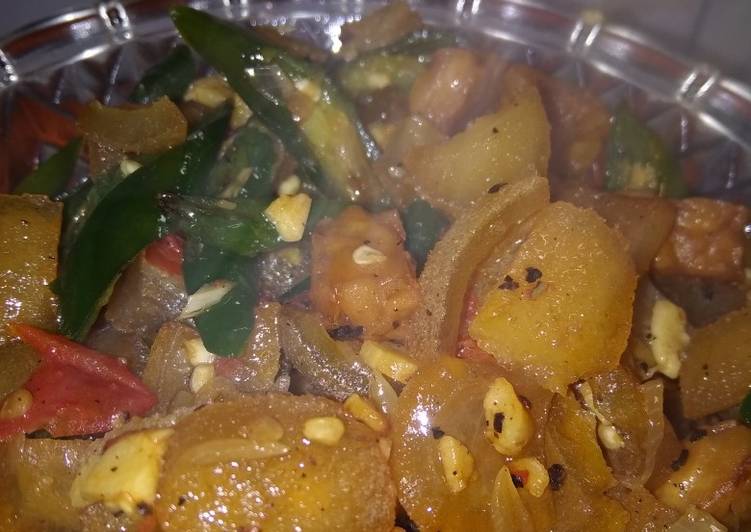 Easiest Way to Prepare Tasty Kikil cabe ijo pedas